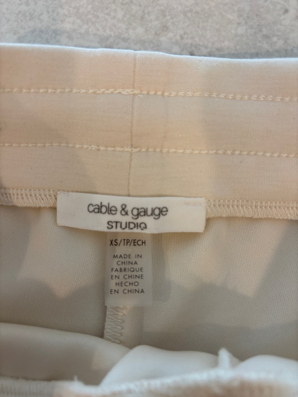 Cable & Gauge Cream Lounge Jumpsuit Set - Picture 7 of 10